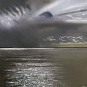 Calm Before the Storm - a detailed sea and skyscape limited editon print by artist Nicholas Smith