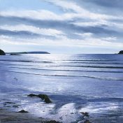 Late Afternoon, Trevone Bay limited edition print by Nicholas Smith