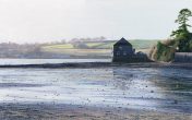 Print of the painting First Light, Porthilly Beach by Nicholas Smith