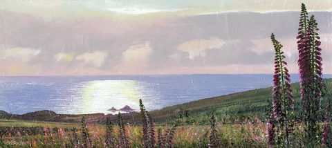 Brisons in the Distance - a detailed landscape print by artist Nicholas Smith